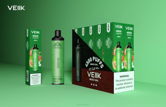 VEIIK Micko Era 4500 inhalaciones desechables de 30 mg hielo de guayaba - VEIIK vape Santiago 280X2