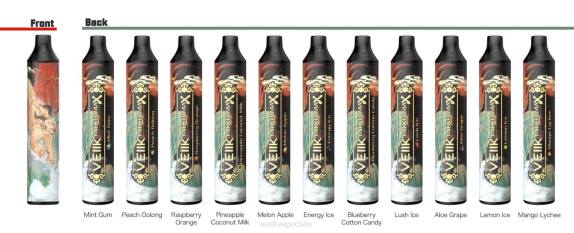 VEIIK Micko MAX vaporizador desechable 1500 inhalaciones melón manzana - VEIIK vape 7000 Chile 280X47